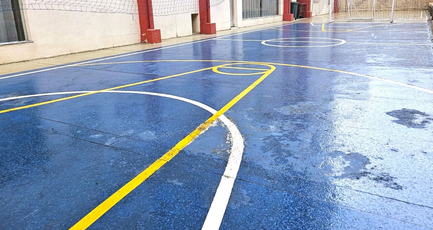 Mini quadra de futebol