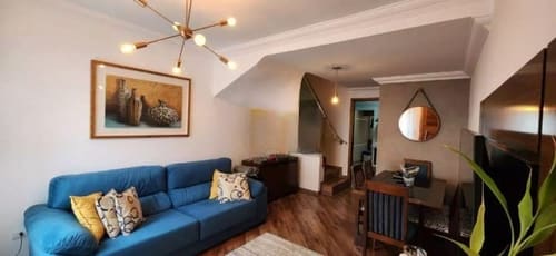 Sobrado à venda, com 117 m², 3 quartos (1 suíte), 3 banheiros, 2 vagas - Jerusalém - SBC.
